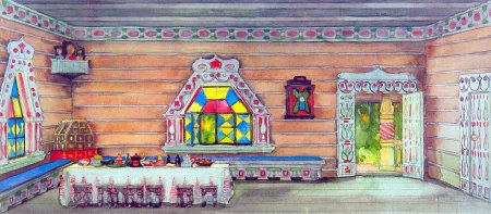 Декорация изба