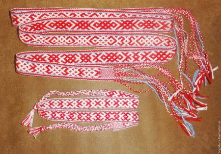 Пояс тканый мужской