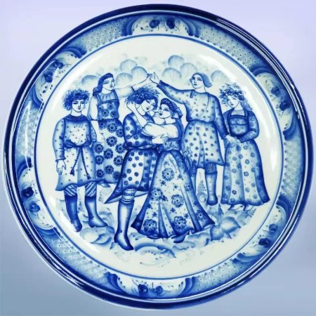 Лубок Гжель