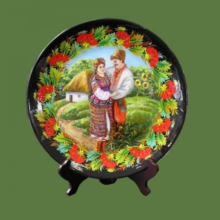 Петриковская роспись казак