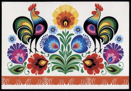 Петух орнамент