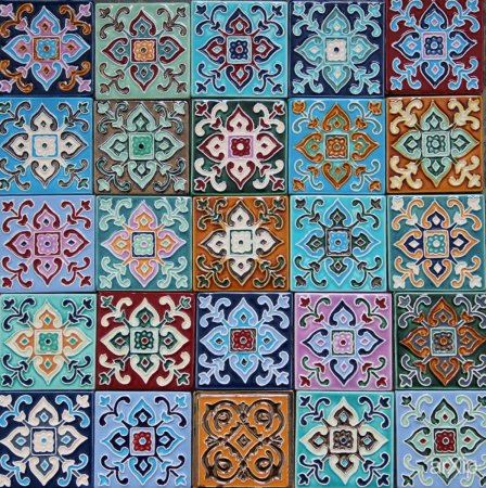 Плитка azulejo марокканский стиль