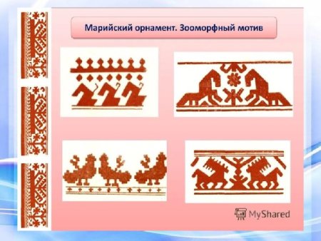 Удмуртский зооморфный орнамент