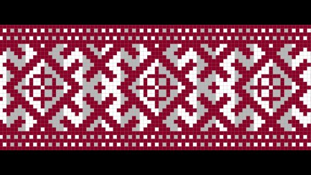 Памирский национальный узор