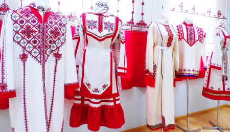 Чувашский костюм средненизовых чувашей