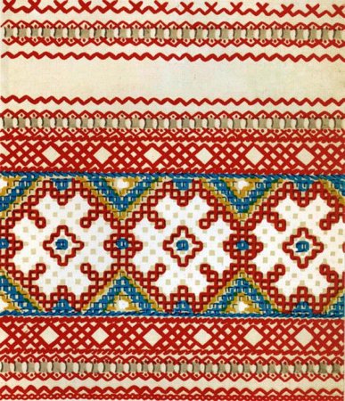 Мордовская цветная перевить