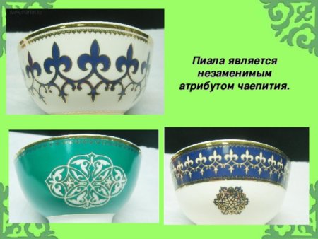 Башкирские узоры на посуде
