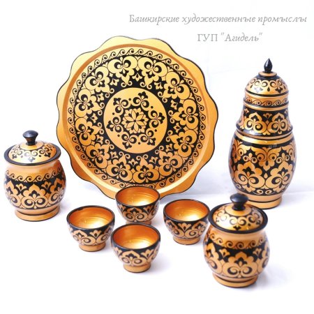 Чайник с башкирским орнаментом
