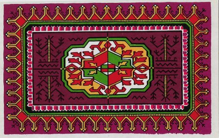 Национальный орнамент Туркменистана