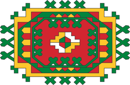Гёль Туркменистана vector