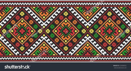 Национальный орнамент Туркменистана