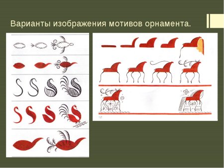 Ленточный зооморфный орнамент древнего Египта