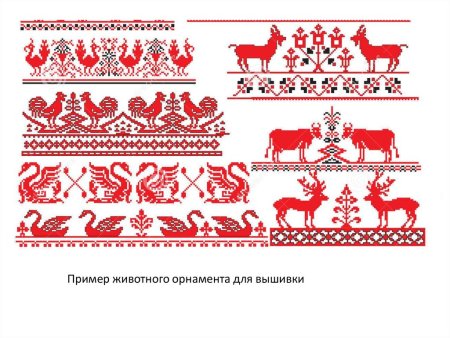 Орнамент геометрический растительный зооморфный