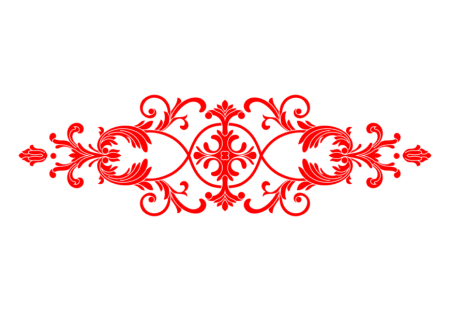 Красные узоры