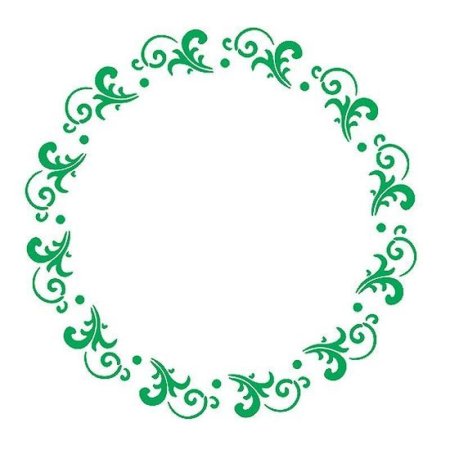 Татарский орнамент круглый