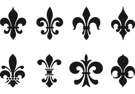 Геральдическая Лилия (fleur-de-Lis)