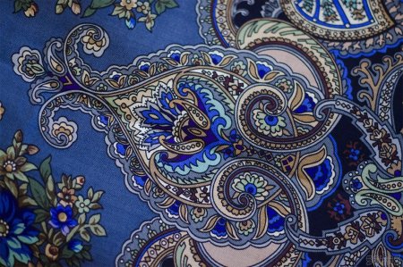 Павловопосадский платок турецкий огурец