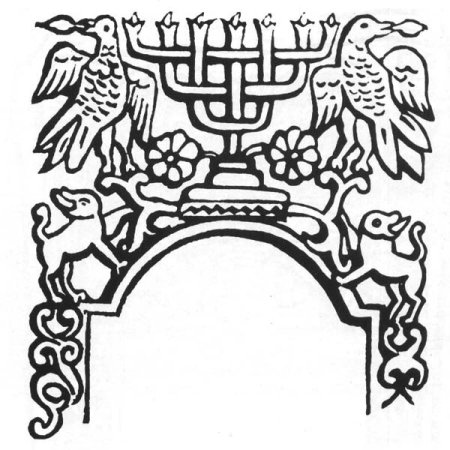 Мандала шестиконечная звезда