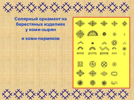 Традиционный орнамент Коми-Пермяков