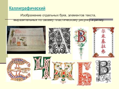 Рукописные славянские буквицы