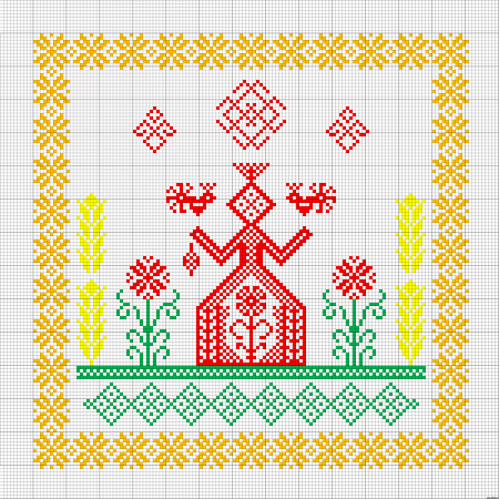 Чувашская вышивка и орнамент