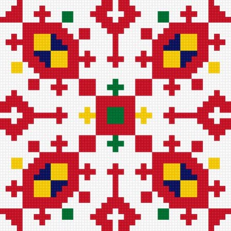 Чувашская вышивка крестиком