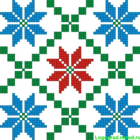 Белорусский Василек орнамент