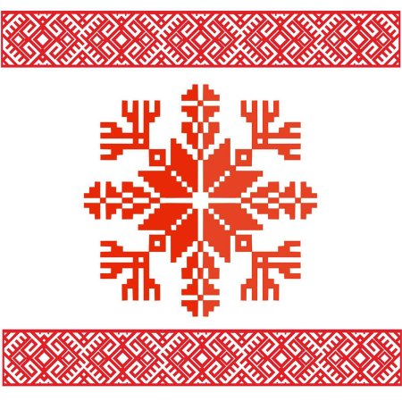 Белорусский орнамент Восьмирог