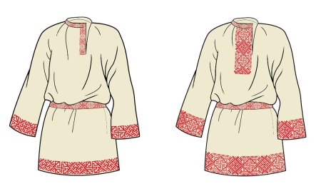 Русская народная рубаха изо