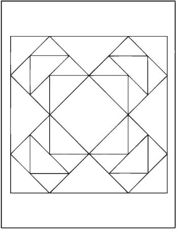 Орнамент в квадрате из геометрических фигур (39 фото)
