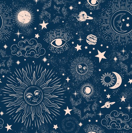 Орнамент космос вектор