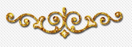 Золотистые орнаменты казахские