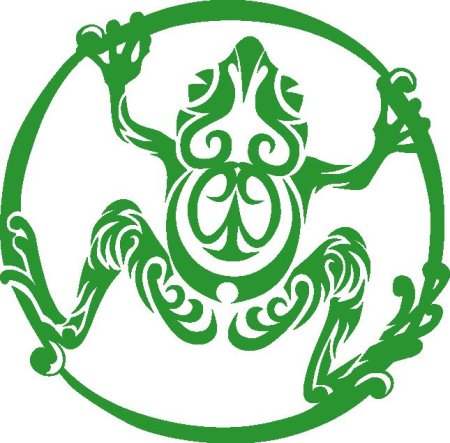 Лягушка орнамент