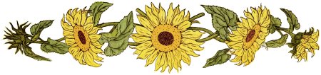 Мандала подсолнух