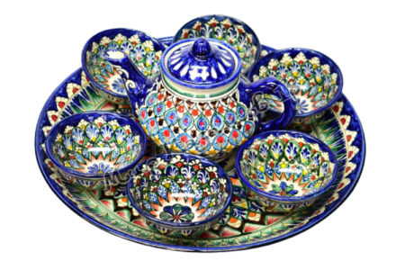 Узбекская посуда Риштанская керамика