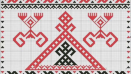 Оберег Рожаница вышивка крестом