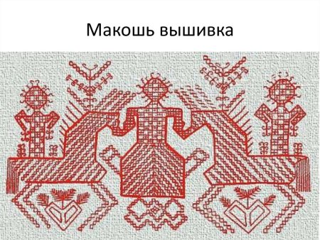 Макошь богиня славян вышивка