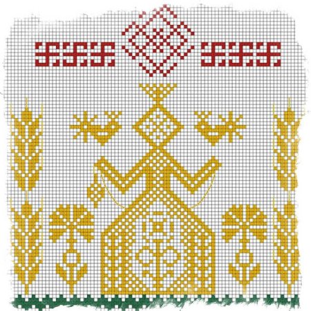 Богиня Макошь вышивка крестом схемы