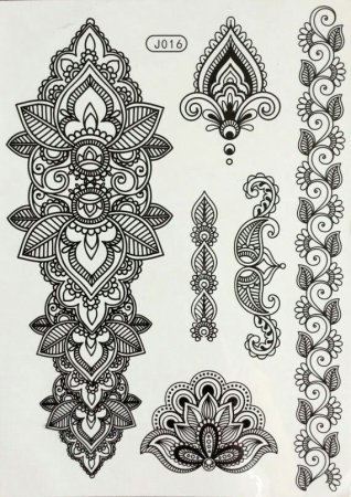 Тату мехенди эскизы