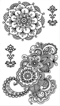 Мехенди эскизы