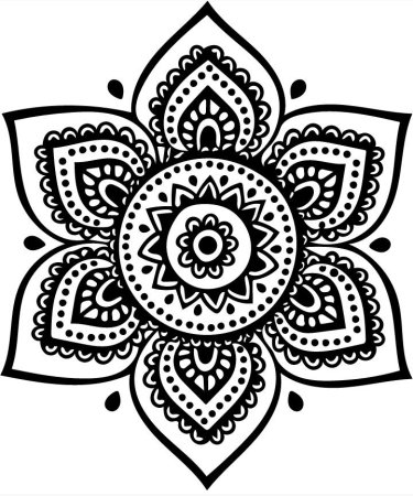 Индийские узоры мехенди