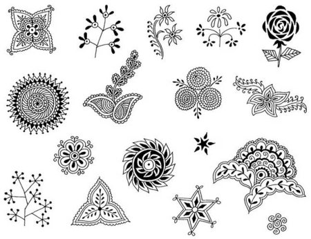 Мехенди узоры для начинающих