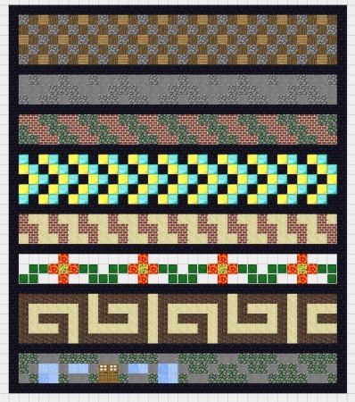 Узоры стен в МАЙНКРАФТЕ