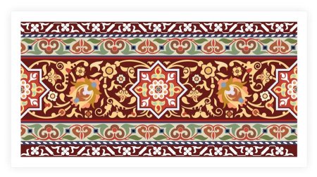 Орнамент православный красный
