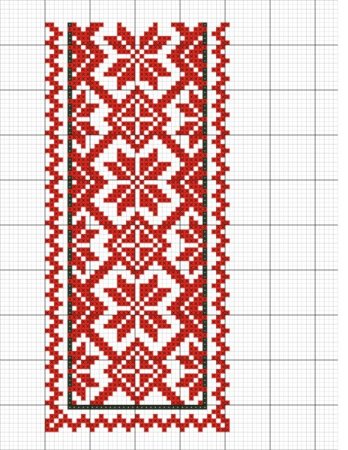 Славянские орнаменты для вышивки крестом
