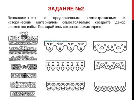 Узоры на наличниках 4 класс