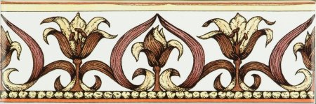Art nouveau Lily плитка