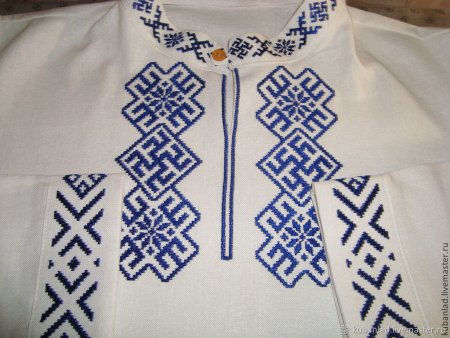 Вышивка Славянская на рубахе