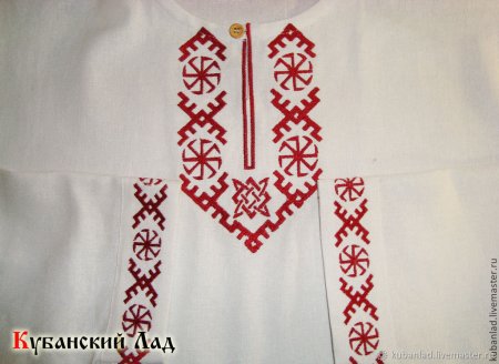 Славянская обережная вышивка рубаха