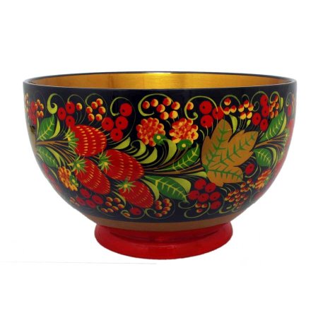 Хохломская роспись чаша